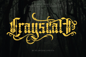 Crayscale – Blackletter Victorian Font