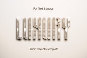 Creamy Metal Luxury Text Effect
