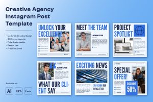 Creative Agency Instagram Post Template IF