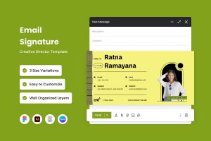Creative Director – Email Signature Template V3
