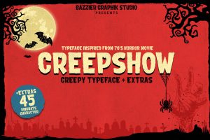 Creepshow- Horror font