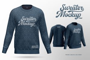 Crew Neck Sweatshirt Mockup