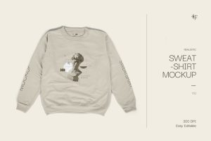 Crewneck Sweatshirt Mockup