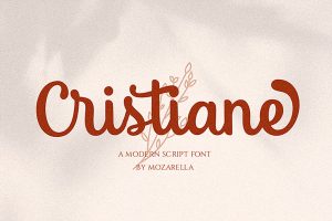 Cristiane – Script Bold Font