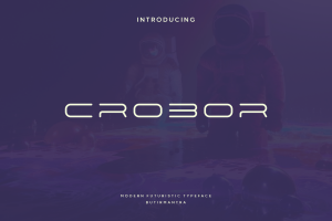 Crobor – Futuristic Font