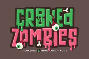 Crooked Zombies Font