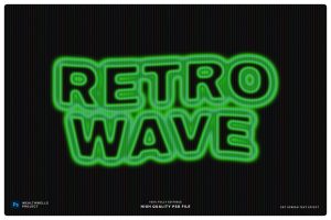 CRT Screen Text Effect