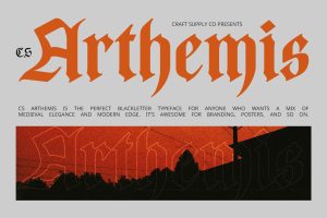 CS Arthemis – Blackletter Font