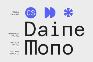 CS Daine Mono – Monospaced Font