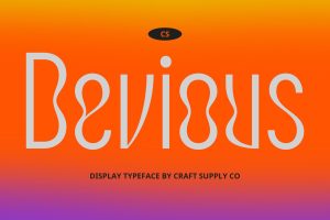 CS Devious – Psychedelic Font