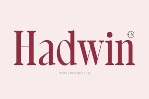 CS Hadwin – Classic Font