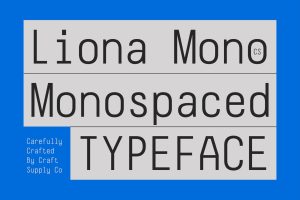 CS Liona Mono – Monospaced Typeface
