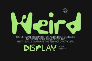 CS Weird – Display Font