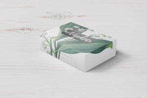 Curve/ Napkin Box Mockup