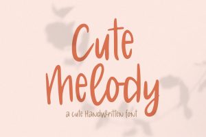 Cute Melody – Cute Handwritten Font