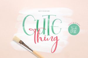Cute Thing Font Duo