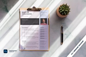 CV / Resume Mockup