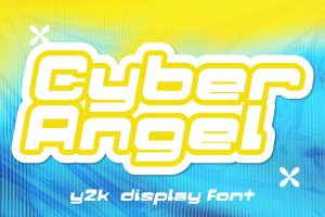 Cyber Angel Y2K Display