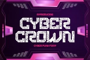 Cyber Crown – Cyberpunk Font