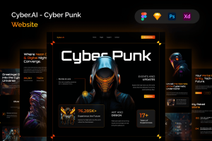 Cyber.AI – Cyber Punk Website