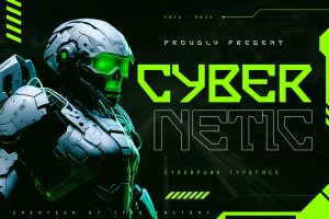 Cybernetic – Cyberpunk Typeface