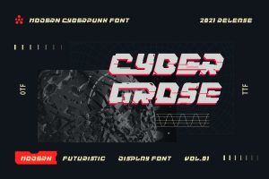 Cyberpunk Display Font