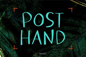 Cyberpunk Font – Posthand