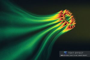 Cycle Text Melting Effect