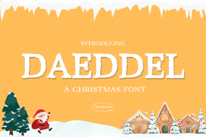 Daeddel Christmas Font