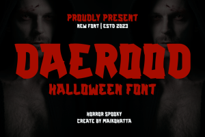 Daerood – Halloween Font