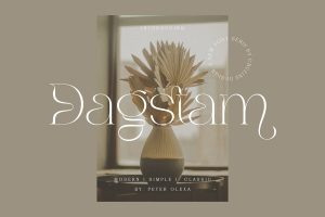 Dagstam – Artistic Serif Font