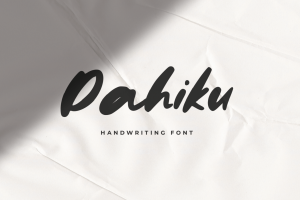 Dahiku – Handwriting Font