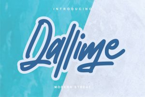 Dallime | Modern Street Font