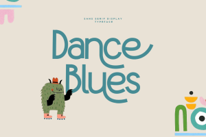 Dance Blues – Playful Font