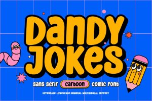 Dandy Jokes – Cartoon Comic Sans Serif Font