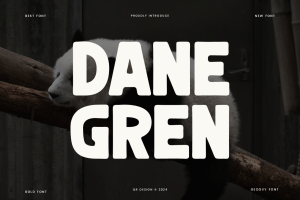 Danegren – Round & Bold Font