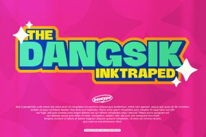 Dangsik – Inktraped Bold Font