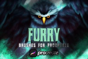 Dans Furry Brush For Procreate