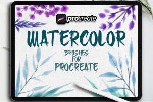 Dans Watercolor Texture Brush Procreate