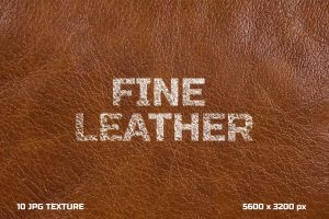 Dark Brown Fine Leather Textured