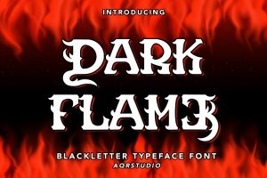 Dark Flame – Blackletter Font