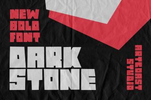Dark Stone – Extra Bold Font