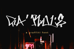 Da’Role Graffiti Font