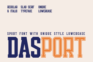 Dasport – Baseball Sport Font