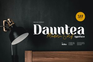 Dauntea – Modern Serif Typeface