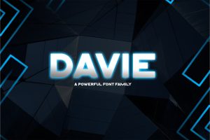 Davie || Powerful Font Family