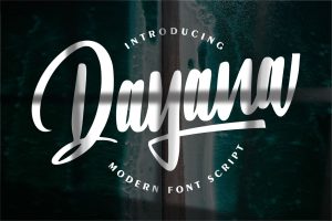 Dayana | Modern Font Script