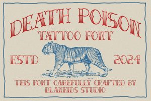 Death Poison – Tattoo Font