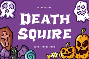 Death Squire – Halloween Font