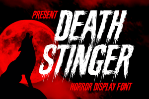 Death Stinger – Halloween Horror Font